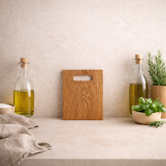 TRÉ - fjøl med håndtak - Eik